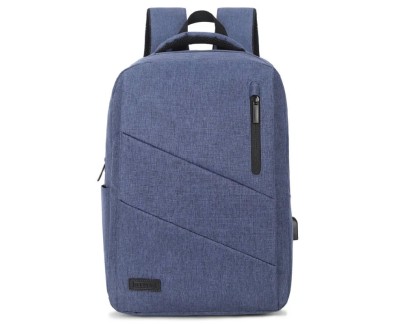 Subblim Mochila para portátil City Backpack - 15,6\" - Compartimento acolchado - Resistente al agua - Puerto USB - Color Azul