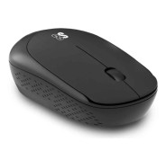 Subblim Raton Inalambrico Business Plus Silencioso - Diseño Ergonomico y Plano - Conexion Inalambrica - Tecnologia Silent Click - Resolucion de hasta 1200dpi - Alcance Inalambrico de 10m - Color Negro