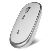 Subblim Ratón inalámbrico Wireless Mini - 54mm x 25mm - Silencioso - Precisión regulable - Acabados de calidad - Ambidiestro - 4 botones - Ahorro de energía - Color Blanco