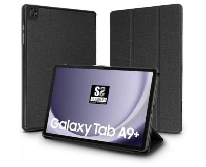 Subblim Shock Case Funda Exclusiva para Samsung Galaxy Tab A9+ - Cierre Magnetico - Bordes Reforzados - 3 Modos de Soporte - Color Negro