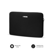 Subblim Skin Funda de Neopreno para Portatil 11.6\" a 12.5\" - Cierre de Cremallera - Color Negro