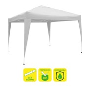 Sungarden Carpa Plegable Acero 3x3m Blanca - Color Blanco