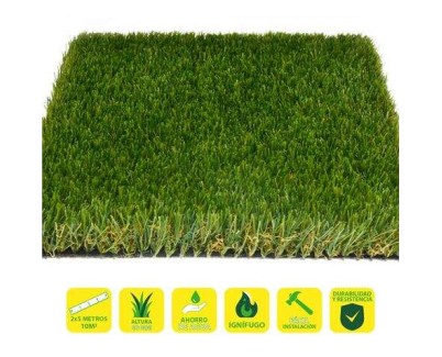 SunGarden Cesped Artificial 2x5m - 40mm - Serie Alpino Superior
