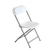 Sungarden Silla Resina Plegable 80x50x45cm - Color Blanco