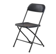 Sungarden Silla Resina Plegable 80x50x45cm - Color Negro