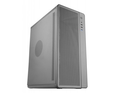 Tacens Aero Caja Semitorre ATX - Ventilador Ultrasilencioso de 120mm - Panel Frontal y Lateral de Malla - Estructura Metalica - Puerto de Audio/USB-A - 414x342x186mm - Color Negro