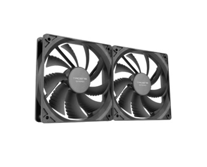 Tacens Anima AF12X2 Pack de 2 Ventiladores de 120mm - Rodamientos Fluxus - Color Negro