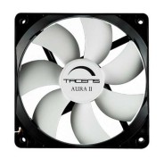 Tacens Aura II Ventilador 80mm - Carcasa Negra, Aspas Blancas - Velocidad Max. 1500rpm