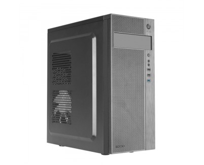 Tacens Ferrox Semitorre - Acero de alta calidad - Ventilador lateral ultra silencioso - Soporte ATX/microATX/mini-ITX - USB 3.0 y 2.0 frontales - Color Negro