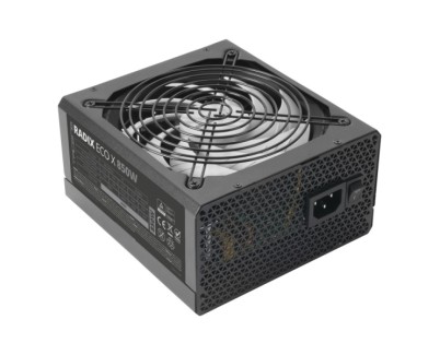 Tacens Radix Eco X 850 Fuente de Alimentacion 850W ATX - PFC Activo - Ventilador 140mm de 12dB - 80 Plus Silver - 160x150x85mm - Color Negro