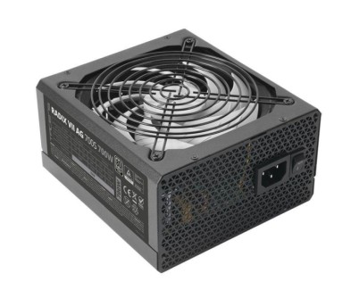 Tacens Radix VII AG 700S Fuente de Alimentacion 700W ATX - PFC Activo - Ventilador 140mm de 12dB - 80 Plus Silver - Cableado Modular - 160x150x85mm - Color Negro
