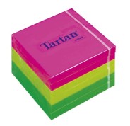 Tartan 7676N Pack de 6 Blocs de 100 Notas Adhesivas Reposicionables 76x76mm - 100% PEFC - Colores Surtidos