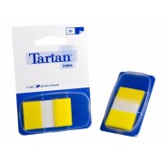 Tartan Pack de 12 Dispensadores de 50 Marcadores Reposicionables - 25x43mm - Color Amarillo