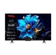 TCL 43P7K Televisor Smart TV 43\" QLED UltraHD 4K HDR - Google TV, WiFi, HDMI, USB 2.0, Ethernet, Bluetooth - VESA 200x100mm