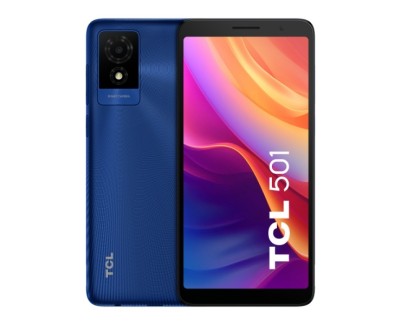 TCL 501 Smartphone Pantalla 6\" - 2GB - 32GB - Camara 5MP - Bateria 3000mAh - Color Azul