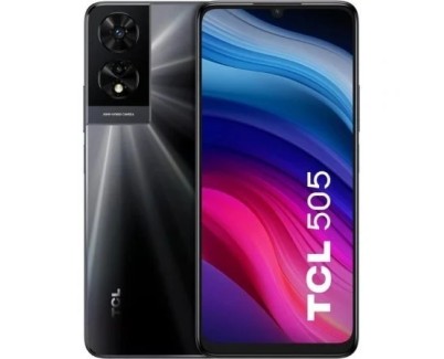 TCL 505 Smartphone Pantalla 6.75\" - 6GB - 256GB - Camara 50MP - Bateria 5010mAh - Admite Carga de 10W - Color Gris Oscuro