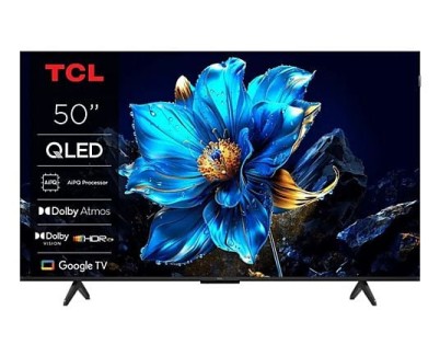 TCL 50T69C Televisor Smart TV 50\" QLED UltraHD 4K HDR - Google TV - WiFi, HDMI, USB 3.0, Ethernet, Bluetooth - VESA 200x200mm