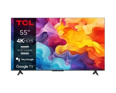 TCL 55P61B Televisor Smart TV 55\" LED UltraHD 4K HDR - Google TV - WiFi, HDMI, USB 2.0, Ethernet, Bluetooth - VESA 200x200mm