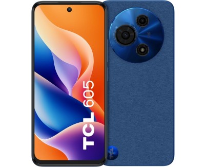 TCL 605 Smartphone 6.75\" - 4GB - 128GB - Camara 50MP - Bateria 5200mAh - Color Azul