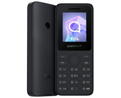 TCL One Touch 4021 Telefono Movil Pantalla 1.8\" Bluetooth - Reproductor de Musica, Radio FM, Linterna, Alarma, Calendario y Conversor - Color Gris