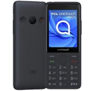 TCL One Touch 4022s Telefono Movil Pantalla 2.8\" Bluetooth - Especial para Personas Mayores - Base de Carga - Boton SOS - Color Gris