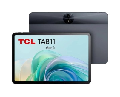 TCL TAB 11 Gen 2 Tablet Pantalla 11\" FHD - 256GB - RAM 6GB - WiFi, Bluetooth 5.0 - Camara Principal 8MP - Bateria de 8000mAh - Color Gris