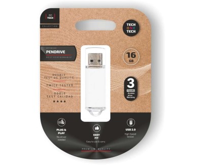 TechOneTech Basic Memoria USB 2.0 16GB (Pendrive)