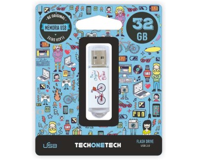 TechOneTech Be Bike Memoria USB 2.0 32GB (Pendrive)