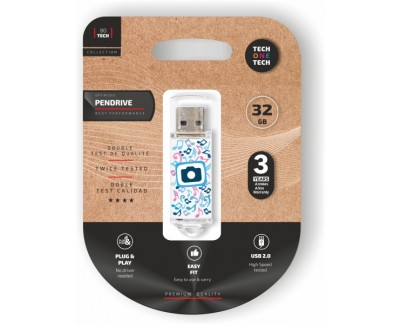 TechOneTech Be Super Foto Dream Memoria USB 2.0 32GB (Pendrive)
