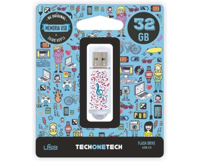 TechOneTech Music Dream Memoria USB 2.0 32GB (Pendrive)