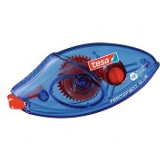 Tesa Roller EcoLogo Roller de Adhesivo Permanente 8.4mm x 8.5m - Adhesivo Extrafuerte - Preciso y Duradero - Fabricado con plastico 100% Reciclado - Carcasa Color Azul Translucido
