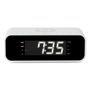 Thomson CR221I Radio Reloj Despertador - Cargador Induccion - USB - Doble Alarma - Color Blanco