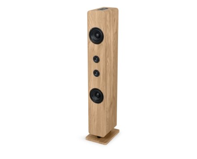 Thomson DS702 Torre de Sonido Luminosa Bluetooth- Potencia Musical 120W -  Color Madera