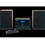 Thomson MIC123BT Micro Cadena 50W Bluetooth - Reproductor de CD, Radio FM - Tecnologia Bass Boost - Mando a Distancia - Color Negro/Madera