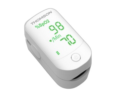 Thomson Oxymore L1-FS10D Pulsioximetro - Gran Pantalla LED - Diseño Ergonomico - Apagado Automatico
