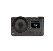 Thomson Radio FM DAB+ con Altavoz Bluetooth - 30 Memorias DAB+ y 30 Memorias FM - Actualizacion Automatica de Emisoras - Pantalla LED Retroilumiada - Color Negro
