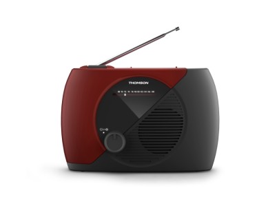 Thomson RT353 Radio FM Portatil -  Color Ganate/Negro