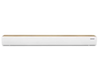 Thomson SB401BT Barra de Sonido 200W - Bluetooth 5.0 - Entrada de Audio de TV, Optica,  AUX-IN de 3,5mm y Lector USB - Color Madera/Blanco