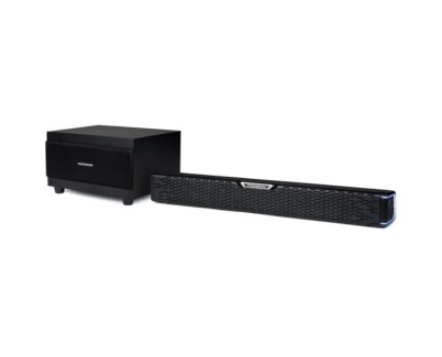 Thomson SB60BTS Barra de Sonido 60W con Subwoofer Bluetooth 5.0 - Mando a Distancia - Dise&ntilde;o Compacto - Color Negro
