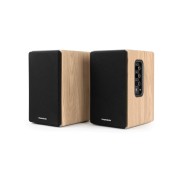 Thomson Sistema de Altavoces de Estanteria - Potencia Musical 150W - Bluetooth - Entrada Optica, USB, RCA - Mando a Distancia - Acabado Madera y Negro