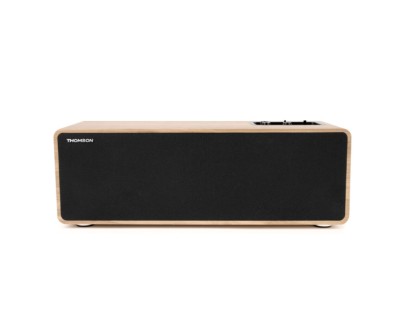 Thomson Sistema Multimedia Estereo - Potencia Musical 150W - Bluetooth - Entrada TV, RCA, USB, Optica - Mando a Distancia - Acabado Madera y Negro