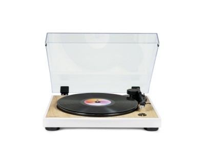 Thomson TT301 Giradiscos Preamplificado - Funcion Parada Automatica - Color Madera/Blanco