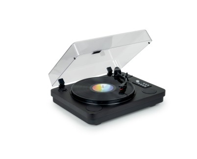 Thomson TT650BT Tocadiscos Estereo con Altavoces Incorporados - Funcion Parada Automatica -  Conexion RCA/Bluetooth - Color Negro