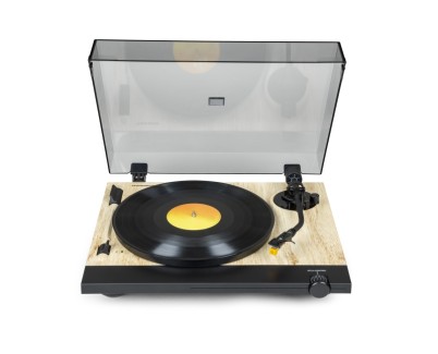 Thomson TT702 Giradiscos Preamplificado Premium - Conexion RCA  - Color Madera/Aluminio