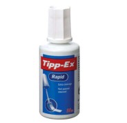 Tipp-Ex Rapid Liquido Corrector 20ml - Formula de Secado Rapido - Aplicador de Espuma