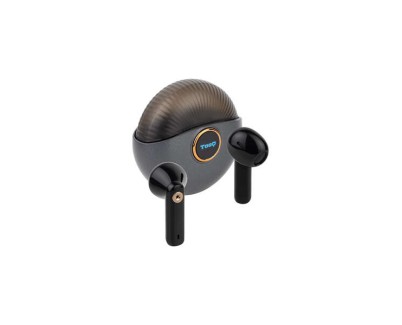 Tooq Auriculares Inalambricos + Microfono \"Snail\" - Color Gris