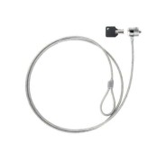 Tooq Cable de Seguridad Universal con Llave para Portatiles - Acero 4.5mm - Longitud 1.50m