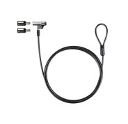 Tooq Cable Seguridad Nano 2.5x6mm Llave Para Portatiles - Color Gris