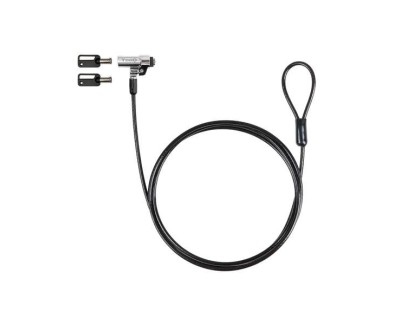 Tooq Cable Seguridad Nano 2.5x6mm Llave Para Portatiles - Color Gris