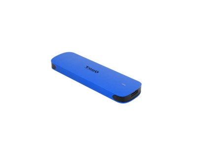 Tooq Caja Externa M.2 NVME USB3.1 Gen2 Aluminio - Color Azul